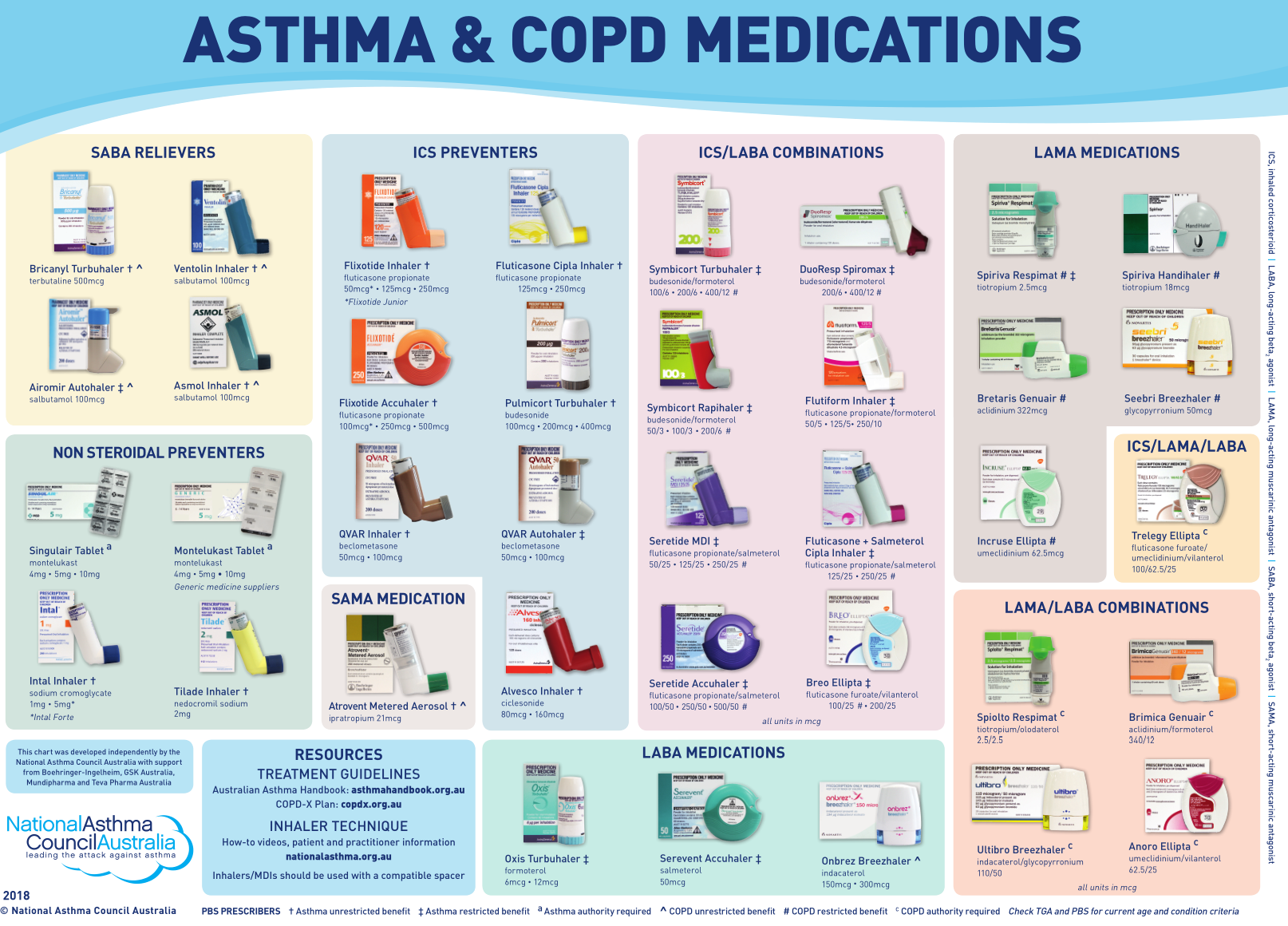 respiratory medications cat guides pencs help asthma and copd medications chart usa